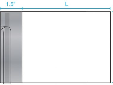 Poly Mailers with Non-Perforated Lip