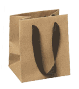 Kraft Bags with Ribbon Handle